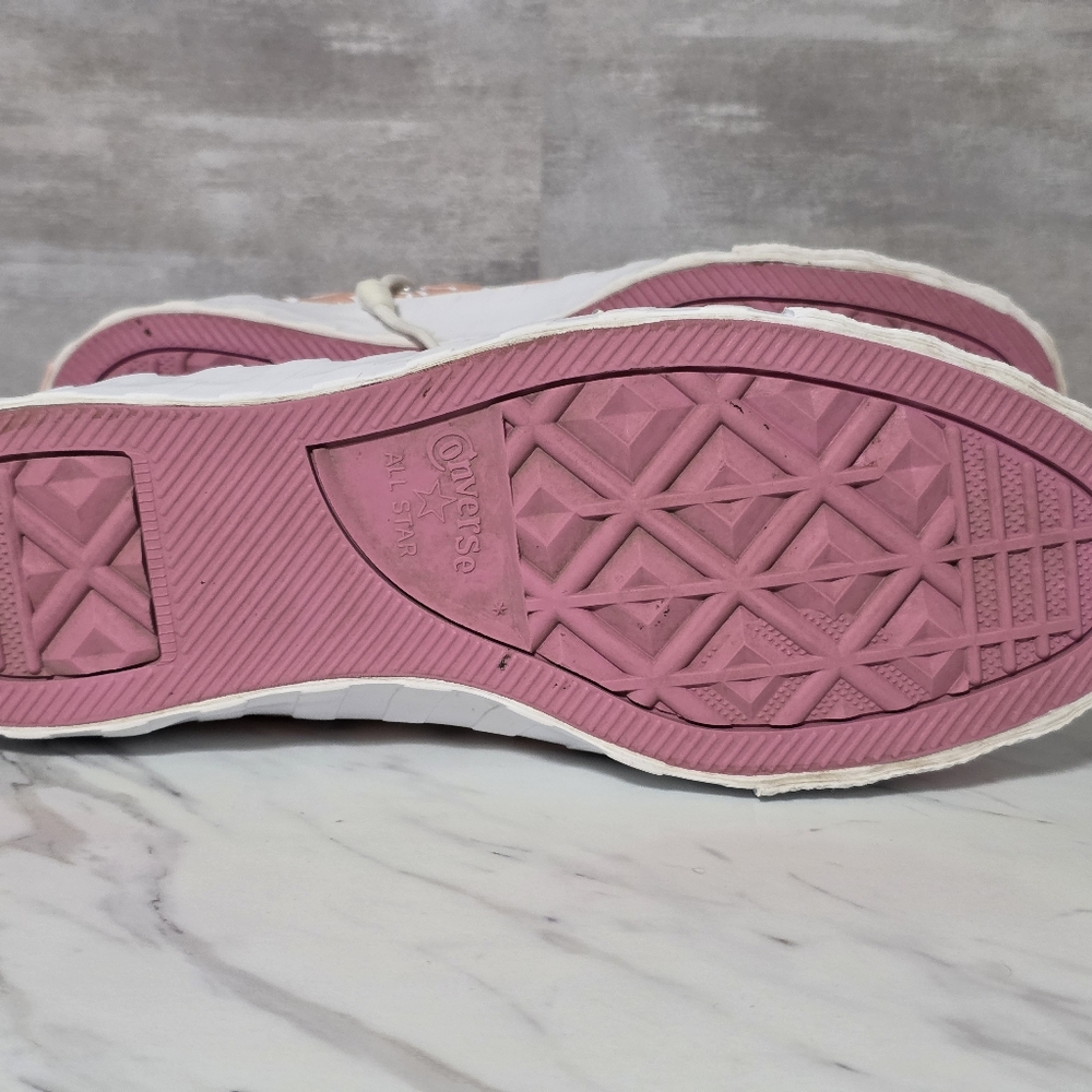 Converse High Top 'Not a  Chuck' Storm Pink Men's Size 7 Women's 9 - Picture 6 of 8